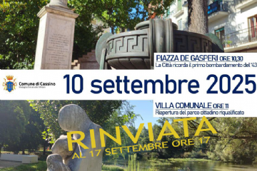 Villa Comunale, riapertura rinviata al 17 settembre causa meteo avverso