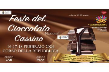 Festa del Cioccolato a Cassino: l&#39;appuntamento in Corso della Repubblica dal 16 al 18 febbraio